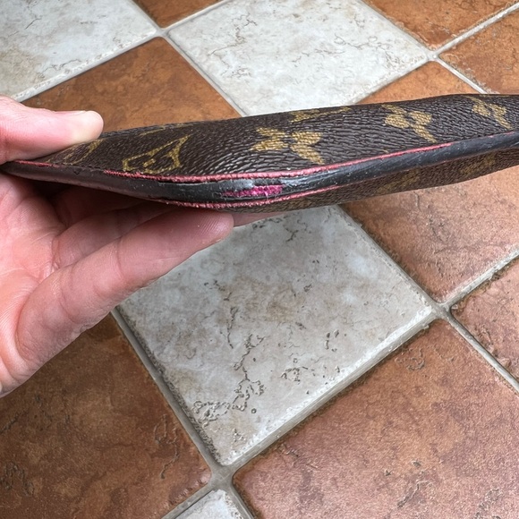 Louis Vuitton Monogram Neverfull GM Pochette Fuchsia - Picture 14 of 17